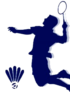 badminton player silhouette